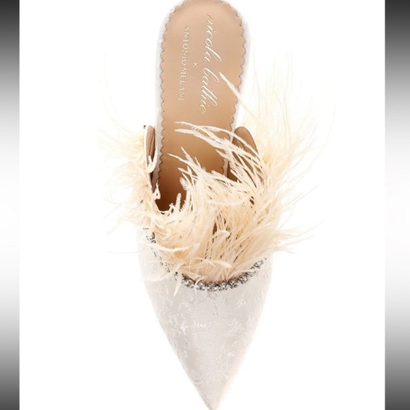 NWOT Nicola Bathie x Antonio Melani wedding shoes - Picture 7 of 10